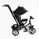 Детский велосипед 3-х колесный BestTrike 6588 поворотное сиденье фара музыкальная. Black (165669)