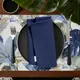Набор столовый на 4 персоны LEAFAGE BLUE & NIGHTFALL