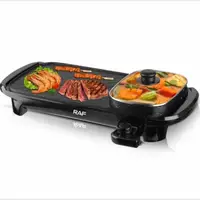 Гриль електричний RAF 2в1 з ємністю для готування 1500W
