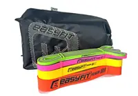 Набор двухслойных резинок для подтягиваний EasyFit Premium 2-45 кг (4 шт)
