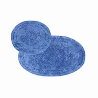 Набор ковриков Arya Antik AR-TR1006873-blue 2 предмета голубой