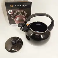 Емальований чайник Edenberg EB-12609 2.2л зі свистком Black