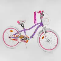 Велосипед двухколесный 20 дюймов "CORSO Sweety" 
(SW-20714 / 207140) фиолетовый
