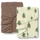 Набор простыни на резинке в детскую кроватку 60х120 фланель FOREST TAUPE