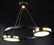 Люстра светодиодная подвесная LED светильник для квартиры на потолок лэд 26747 Черный 35-150х55х80 см.