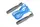 Скакалка PowerPlay 4204 Classic Jump Rope Блакитна (2,7m.)