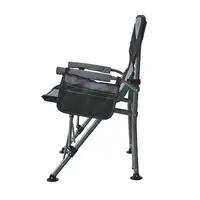 Розкладне крісло Lesko S4577 Gray для риболовлі пікніків дачі