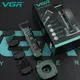 Аккумуляторная машинка для стрижки VGR V-696 с 4 насадками LED
