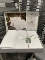 Постельное белье страйп сатин Турция Classic Stripe белый 200х220см