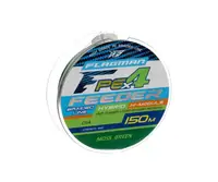 Шнур Flagмan PE Hybrid F4 FEEDER 150м / 0.19мм / 10.5kg мossGreen 29150-019