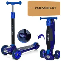 Самокат детский MAXI iTrike R 3-060-39-BL складной
