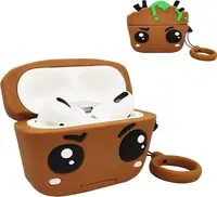 Чехол для AirPods Pro 2/ 1 series - Groot (3D), силиконовый