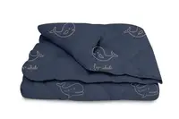 Одеяло двуспальное ТЕП Washed Cotton light Синие киты 1-00237-07469 210х180 см