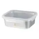 Контейнер пищевой прямоугольный Bergner Go Lovers BG-36310-GY 0.8 л серебристый