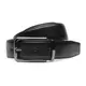 Мужской кожаный ремень Borsa Leather CV135-5213-3 Черный