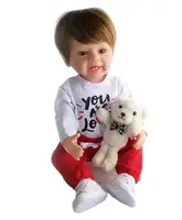 Кукла Reborn Dolls, резиновая, 57 см, съемная одежда, обувь, мягкая игрушка, памперс, бутылочка, соска. Multicolor (154259)