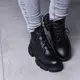 Ботинки женские Fashion Funneigh 3446 40 размер 25,5 см Черный
