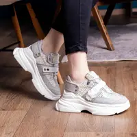 Жіночі кросівки Fashion Dorky 1707 37 розмір 23,5 см Срібний