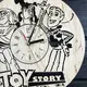 Очаровательные детские деревянные часы на стену «Toy story»