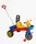 Детский трехколесный велосипед Guclu 73 сиденье со спинкой корзина. Multicolor (162376)
