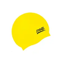 Шапочка для плавания Zoggs Silicone Cap желтая