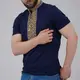 Футб.т.синяя чел. "Козацька" зол.выш. M-30-3XL