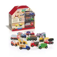 Набор грузовиков Guidecraft Block Play к Дороге из дерева, 12 шт. (G6718)