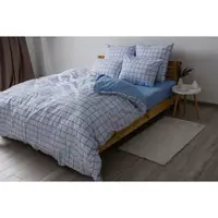 Постельное белье полуторное ТЕП Blue Check 2-00881-25192 150х215 см