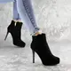 Ботильоны женские Fashion Dice 2250 39 размер 25 см Черный