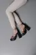 Женские босоножки Fashion Roxana 90387 40 размер 25,5 см Черный (уценка)
