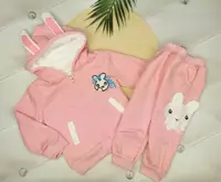 Утеплений костюм для дівчинки Love Rabbit рожевий 1869, розмір 80