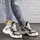Женские кроссовки Fashion Viva 1156 40 размер 25 см Серебро
