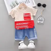 Костюм лето для мальчика Boraorest красный 1259 розмір 100