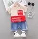 Костюм лето для мальчика Boraorest красный 1259 розмір 100