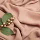 Ткань шифон креп однотонный т/беж