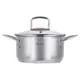 Кастрюля с крышкой Gipfel Werner Como GP-50169 18 см 2.4 л серебристая