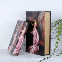 Скринька у формі книги набір з 2-х Леді в рожевому Гранд Презент 33-KSH-SC387