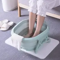 Складная ванночка массажер для ног для педикюра и релакса