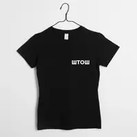 Женская футболка "ШТОШ" XXL, (черний)