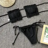 Жіночий купальник роздільний M 5032-black-M чорний