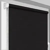 Рулонная штора Rolets Лён 1-2136-500 50x170 см открытого типа Черная