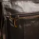 Сумка мужская гладкая Vintage 14742 Коричневая