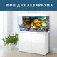 Наклейка морского дна с рыбами в аквариум 40х65 см.