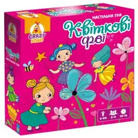 Детская настольная развлекательная игра Цветочные феи. 4 феи, 32 цветка. Multicolor (163918)