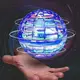 Летающий шар светящийся спиннер FlyNova Pro Gyrosphere игрушка мяч бумеранг, игрушка летающий шар