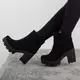 Ботинки женские Fashion Caji 2641 39 размер 25 см Черный