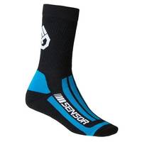 Термоноски мужские трекинговые Sensor Treking Merino SU41TM-black-blue-3-5 35-38 р черные с синим