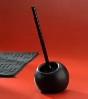 Туалетный ершик с подставкой Kela Mara 20041 41х16.5 см черный