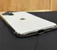 Силиконовый чехол для iPhone 11 Pro Max - Глянец с рамкой под металл, Белый+Серебро