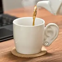 Чашка "Ухо", белая